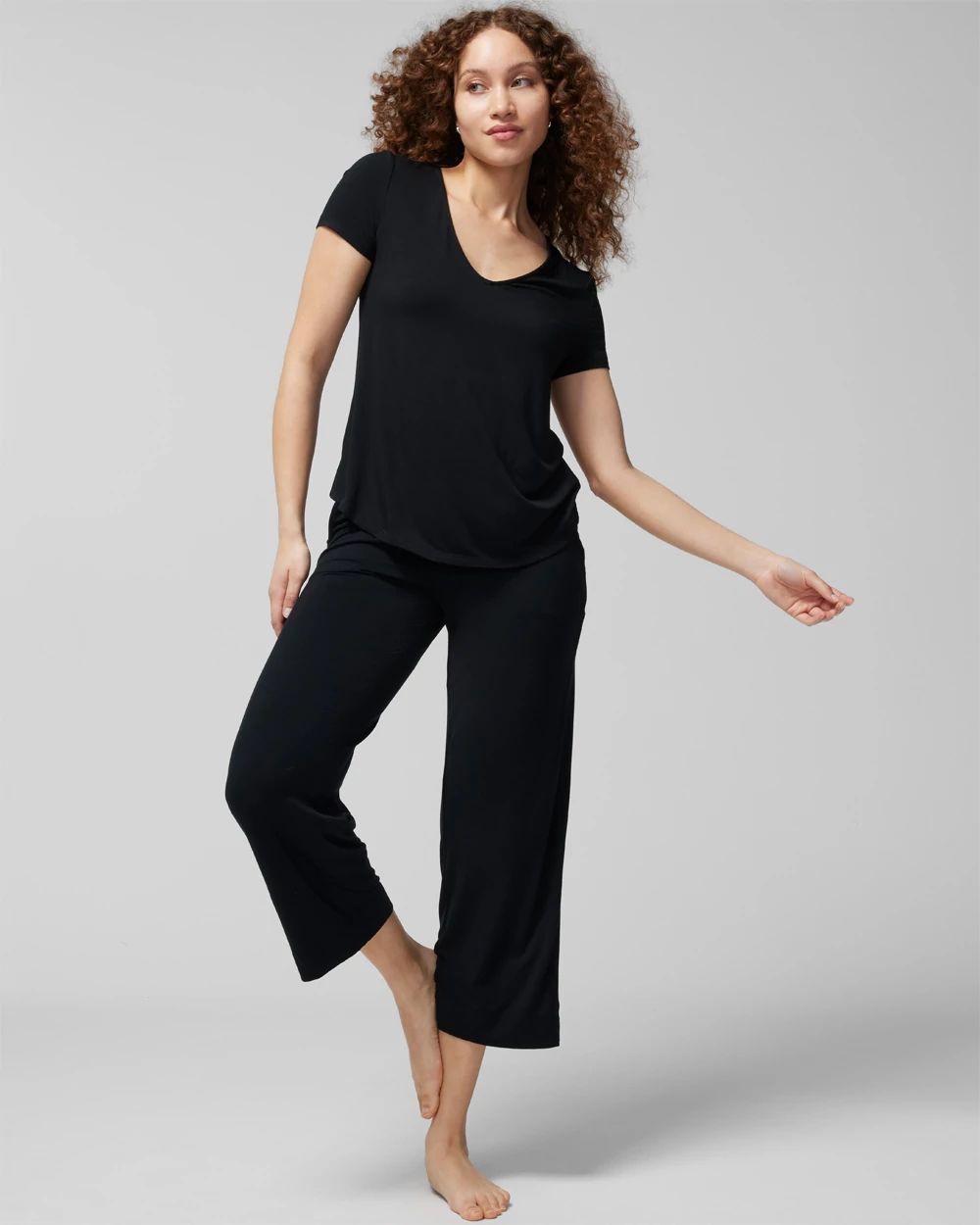 Short Sleeve Pajama Tee click to view larger image.
