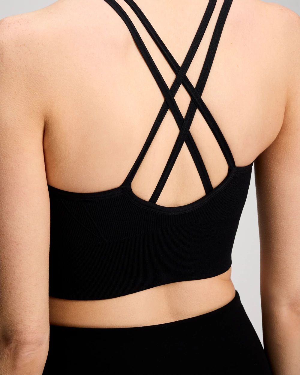 Longline Bra with Strappy Back click to view larger image.