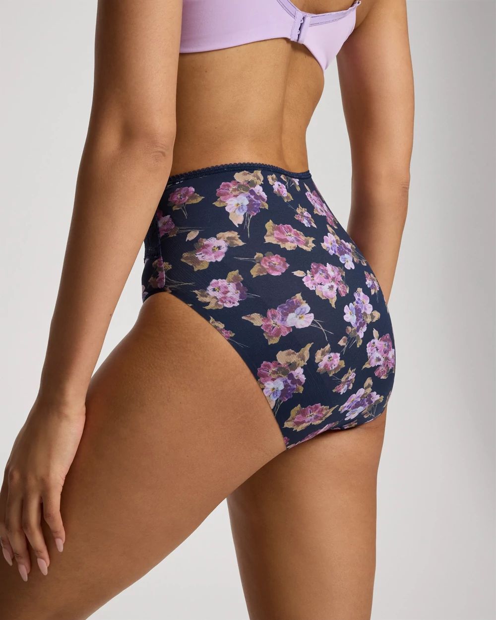 Modern Brief Panty with Lace click to view larger image.