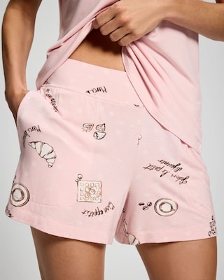 Short Sleeve and Short Pajama Set click to view larger image.