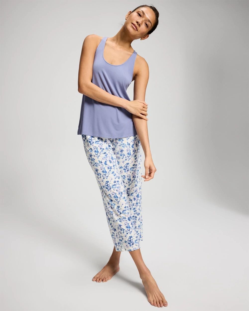 Cool Nights Tank + Crop Pants Pajama Set