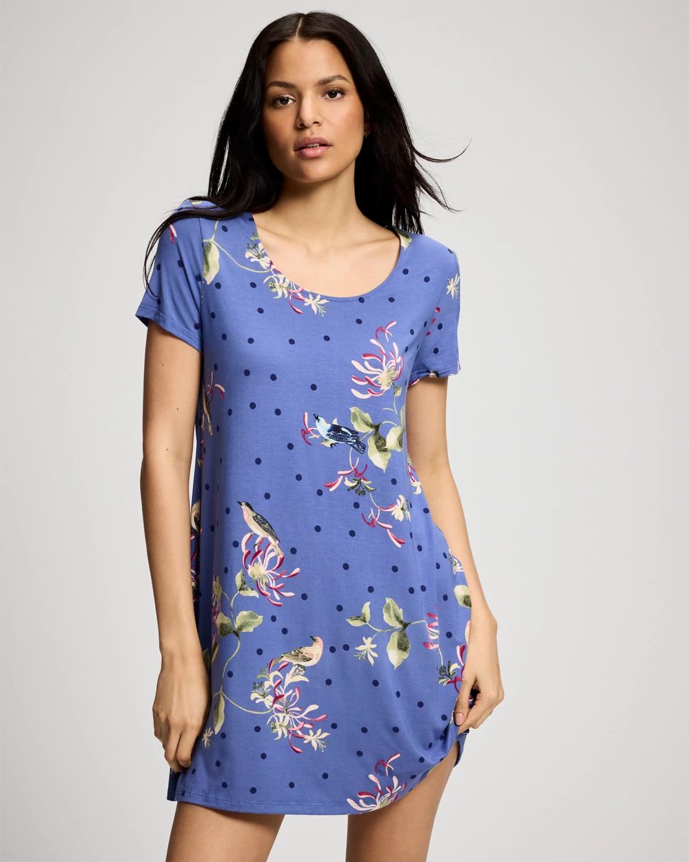 Short Sleeve Scoop Neck Sleepshirt