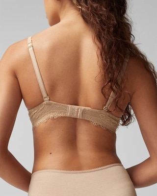 Embraceable Demi Bra with Lace Trim click to view larger image.
