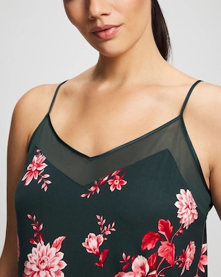 Mesh Trim Pajama Cami click to view larger image.