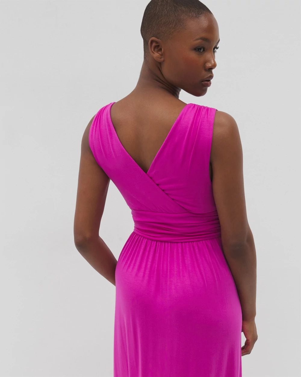 Soft Jersey Goddess Maxi Bra Dress