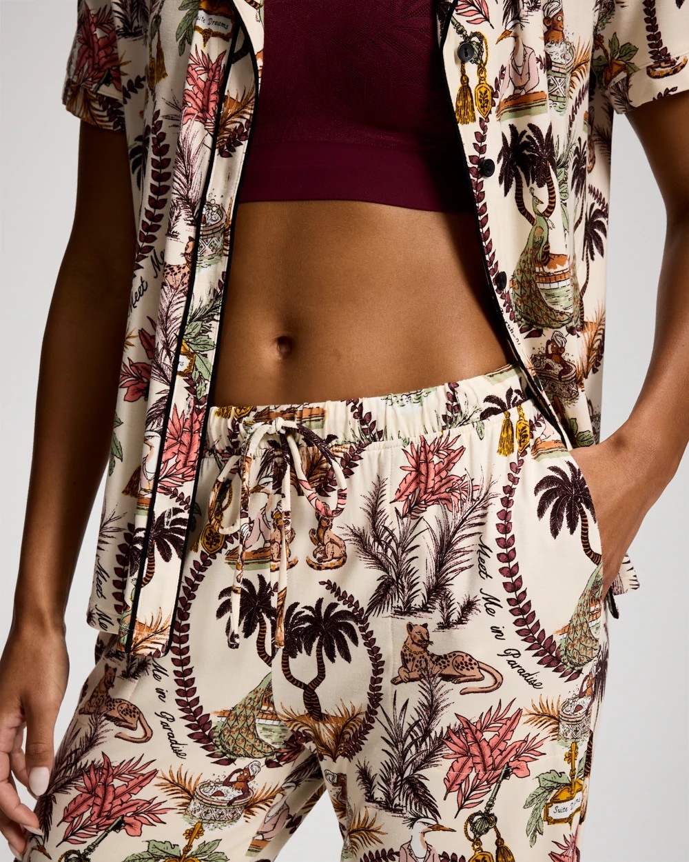 Printed Pajama Pant