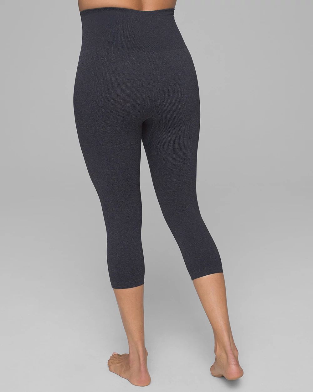 Slimming Denim Crop Leggings click to view larger image.