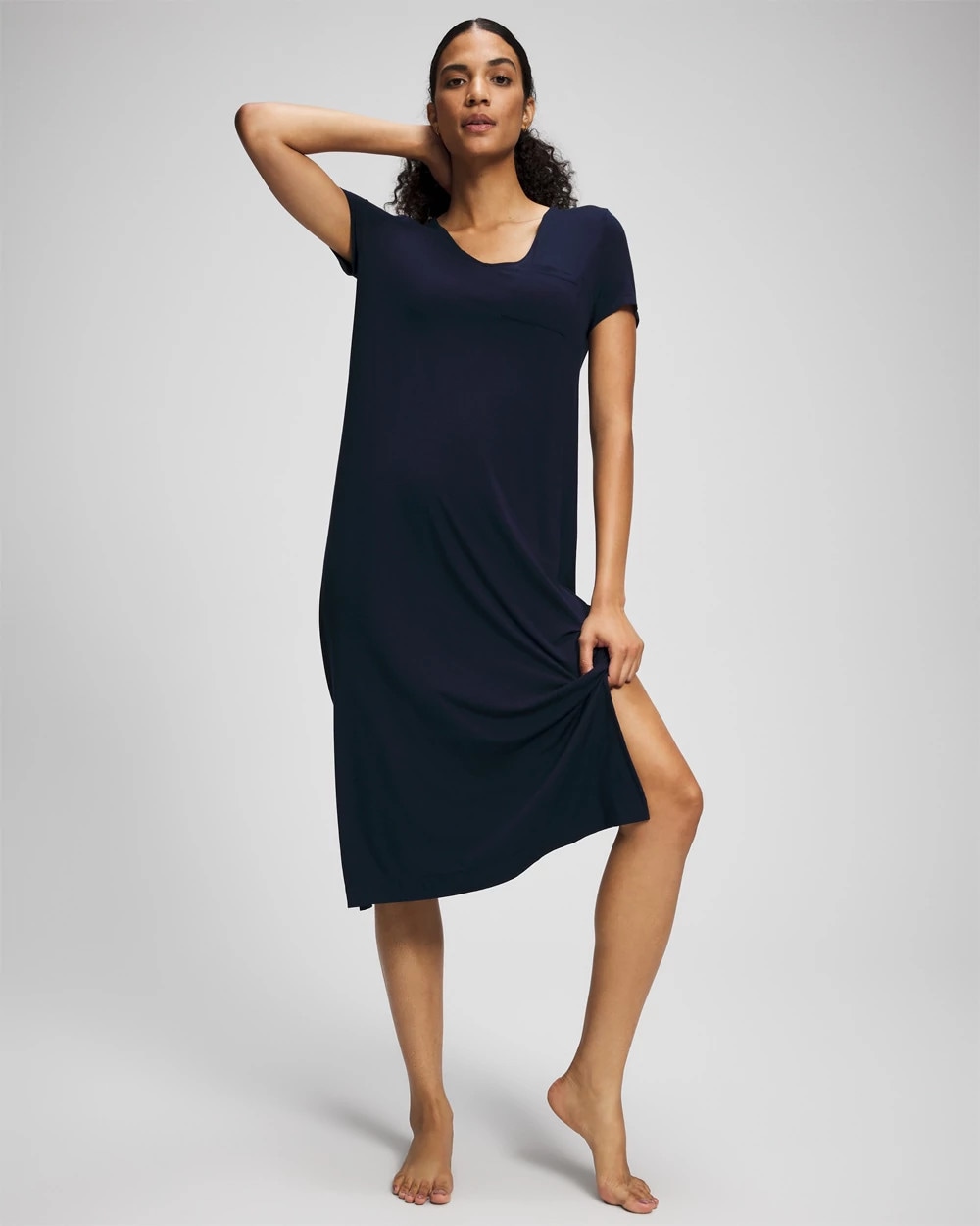 Short Sleeve Long Sleepshirt