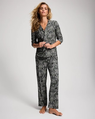 Printed Pajama Pants