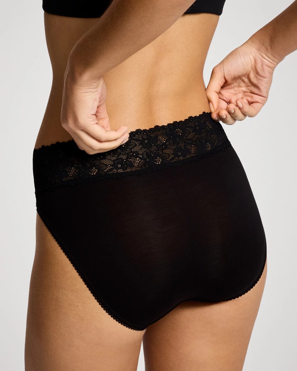 Embraceable Floral Lace Waist High-Leg Panty