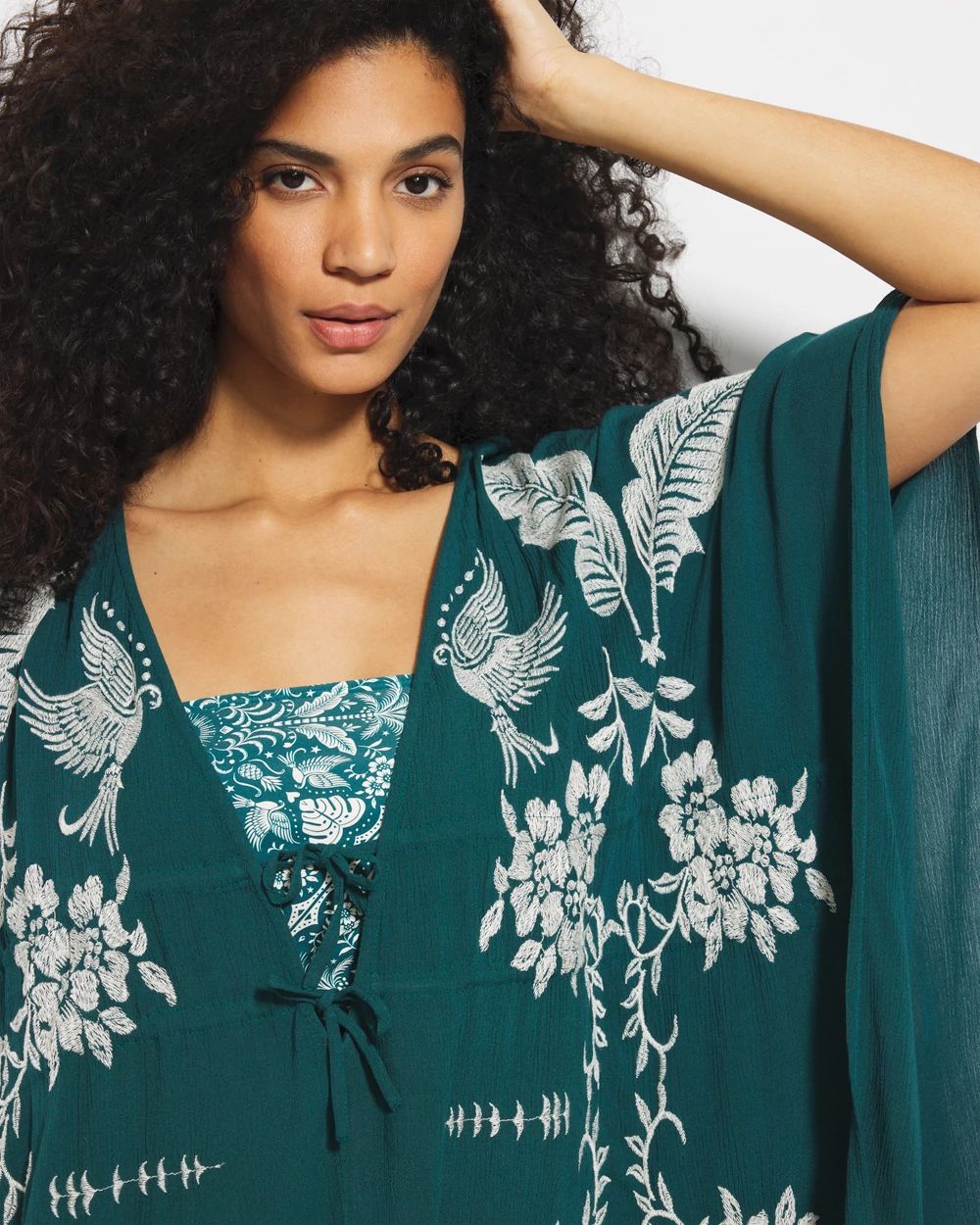 Embroidered Cover-Up click to view larger image.