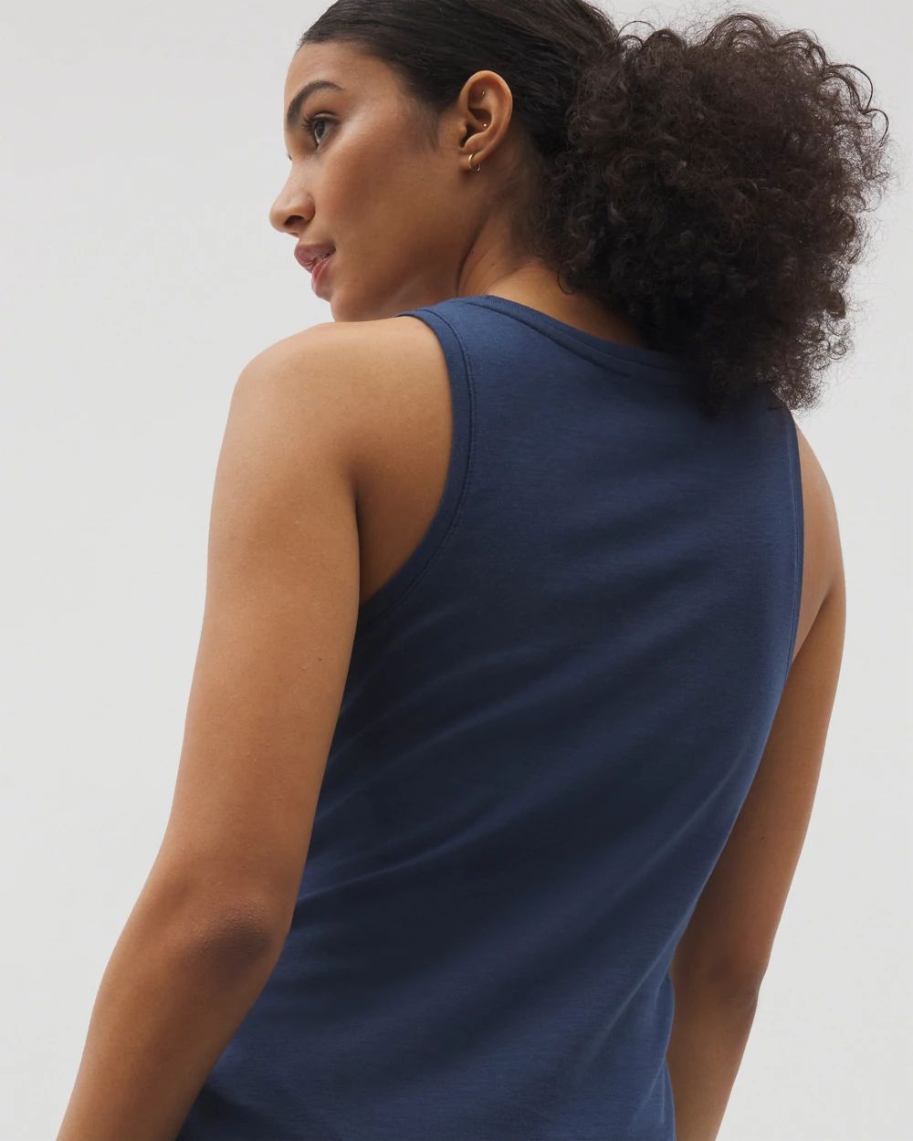 Most Loved Cotton Ruched Pajama Tank