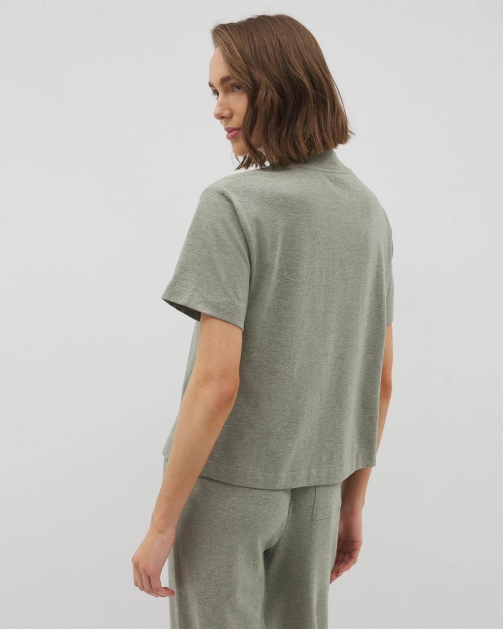 Most Loved Cotton Button-Front Pajama Tee