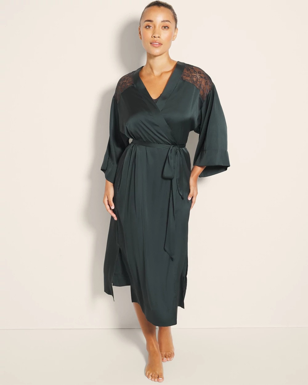 Lace Long Robe