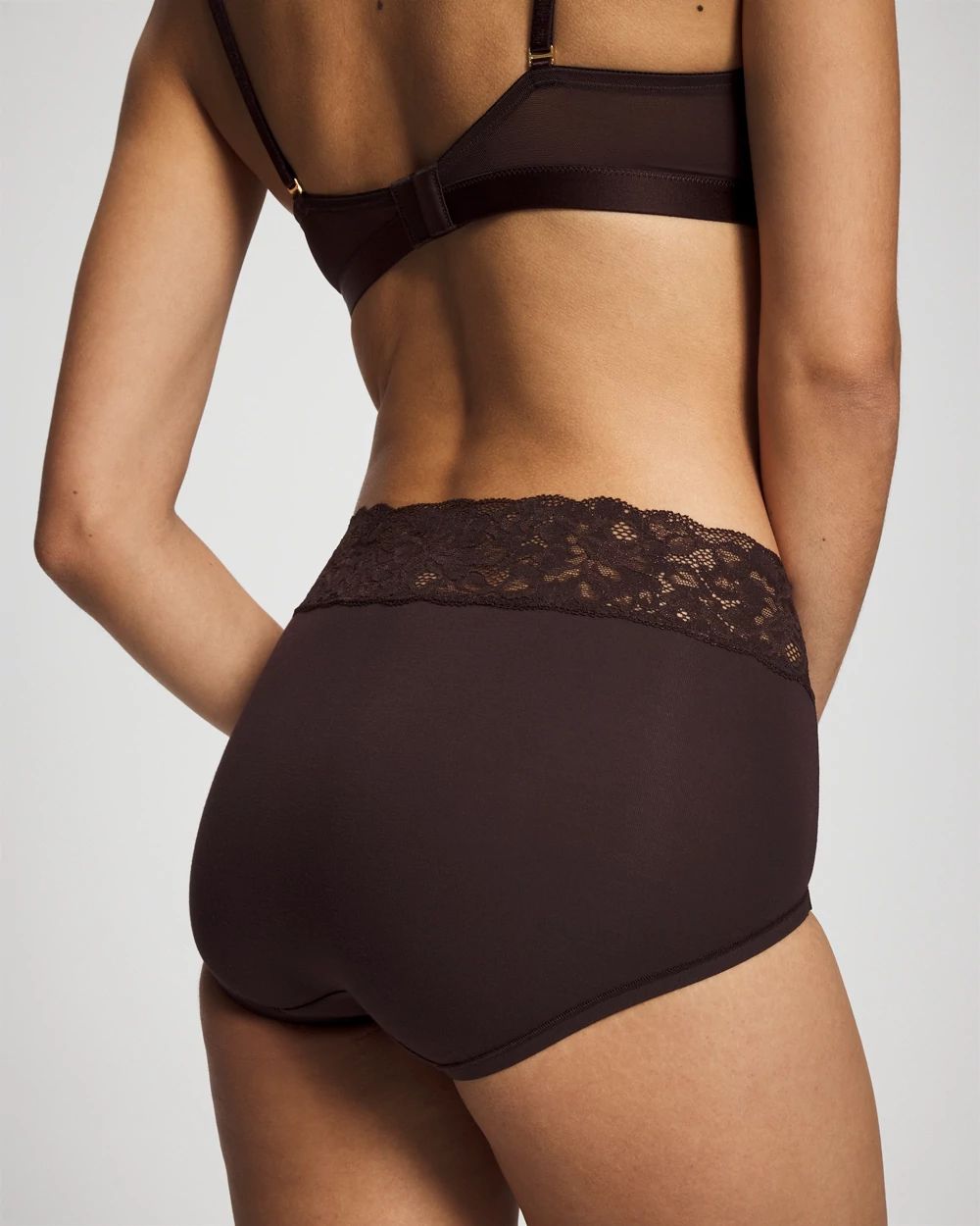 Brief Panty with Super Soft Signature Lace click to view larger image.