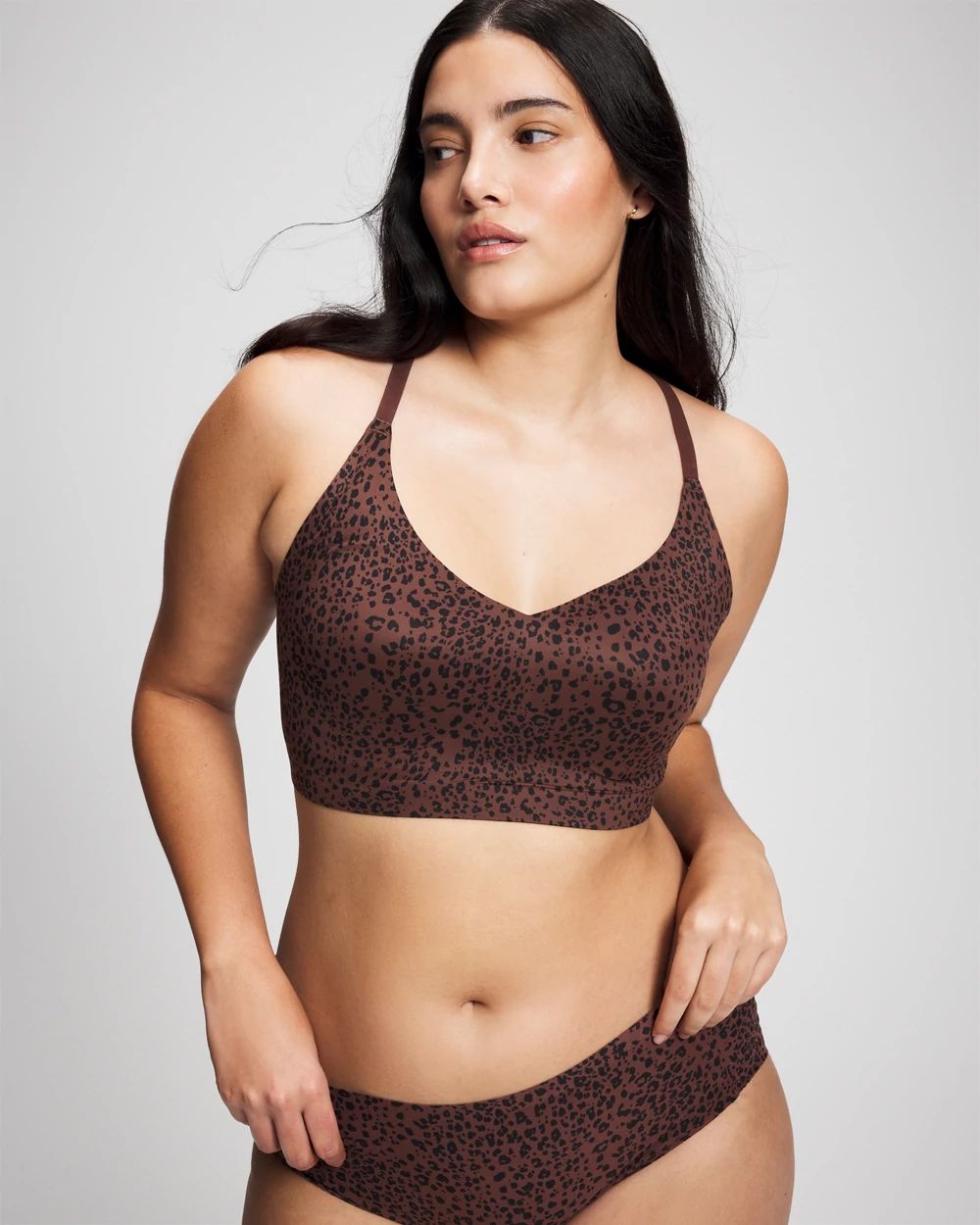 Racerback Bralette with Lace Back