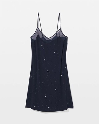 Mesh Trim Chemise click to view larger image.