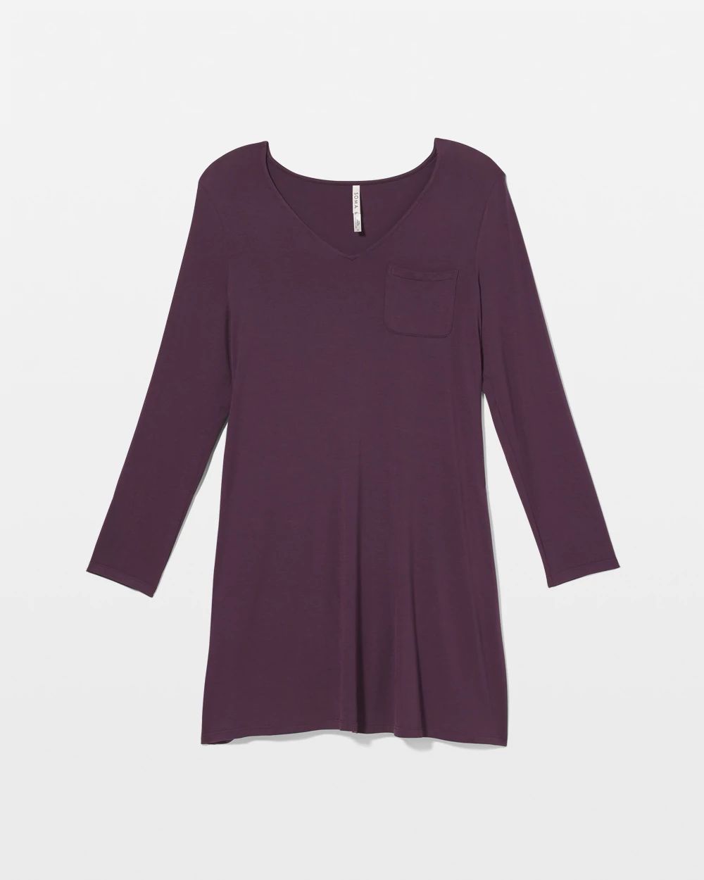 Long-Sleeve Sleepshirt click to view larger image.