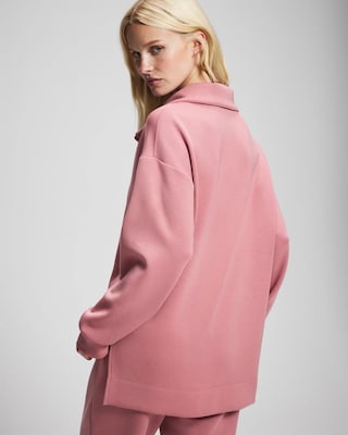 Modern Modal Quarter Zip Sweatshirt click to view larger image.