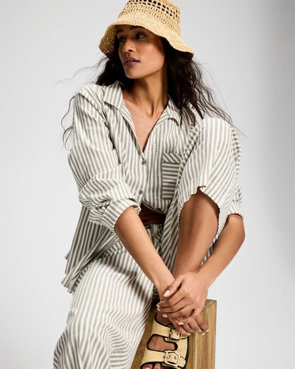 Beach Cotton Crop Pant