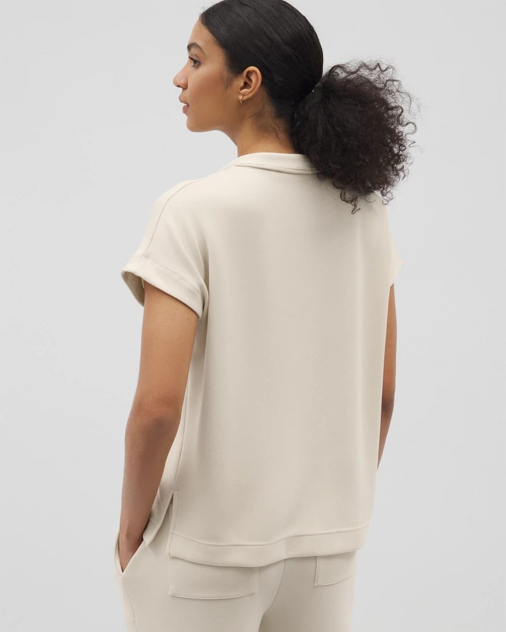 Luxe Modal Quarter Zip Top