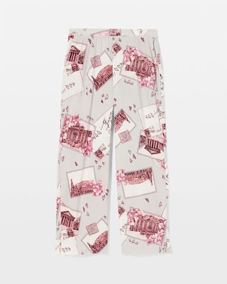 Cropped Pajama Pants click to view larger image.