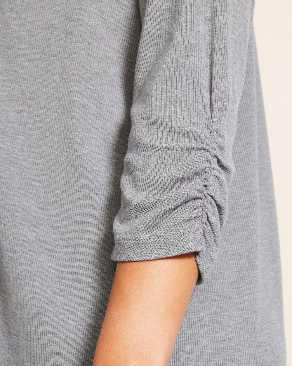 Cool Nights Rib Long-Sleeve Pajama Cardigan
