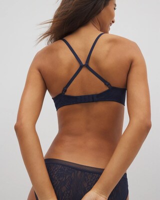 Soma Unlined Perfect Coverage Bra with Stretch Lace click to view larger image.