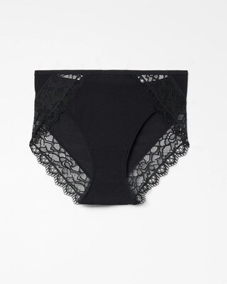 High-Leg Panty with Enchanting Lace click to view larger image.