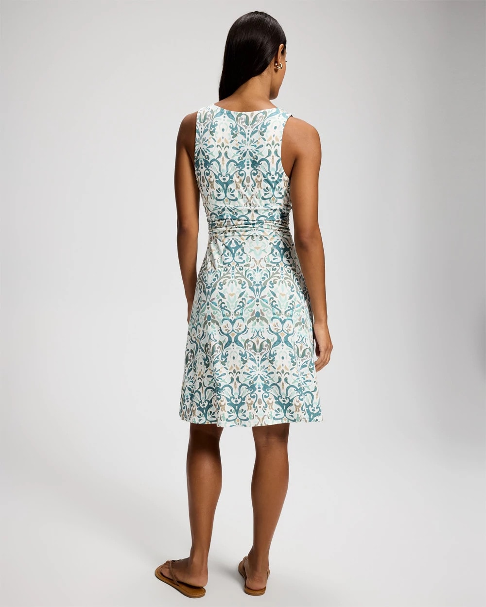 Draped Empire Short Bra Dress