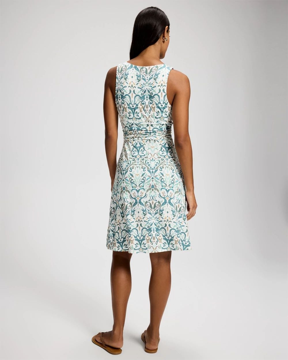 Draped Empire Short Bra Dress click to view larger image.