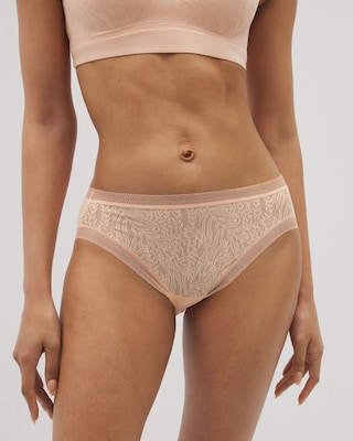 Soma High-Leg Panty with Stretch Lace