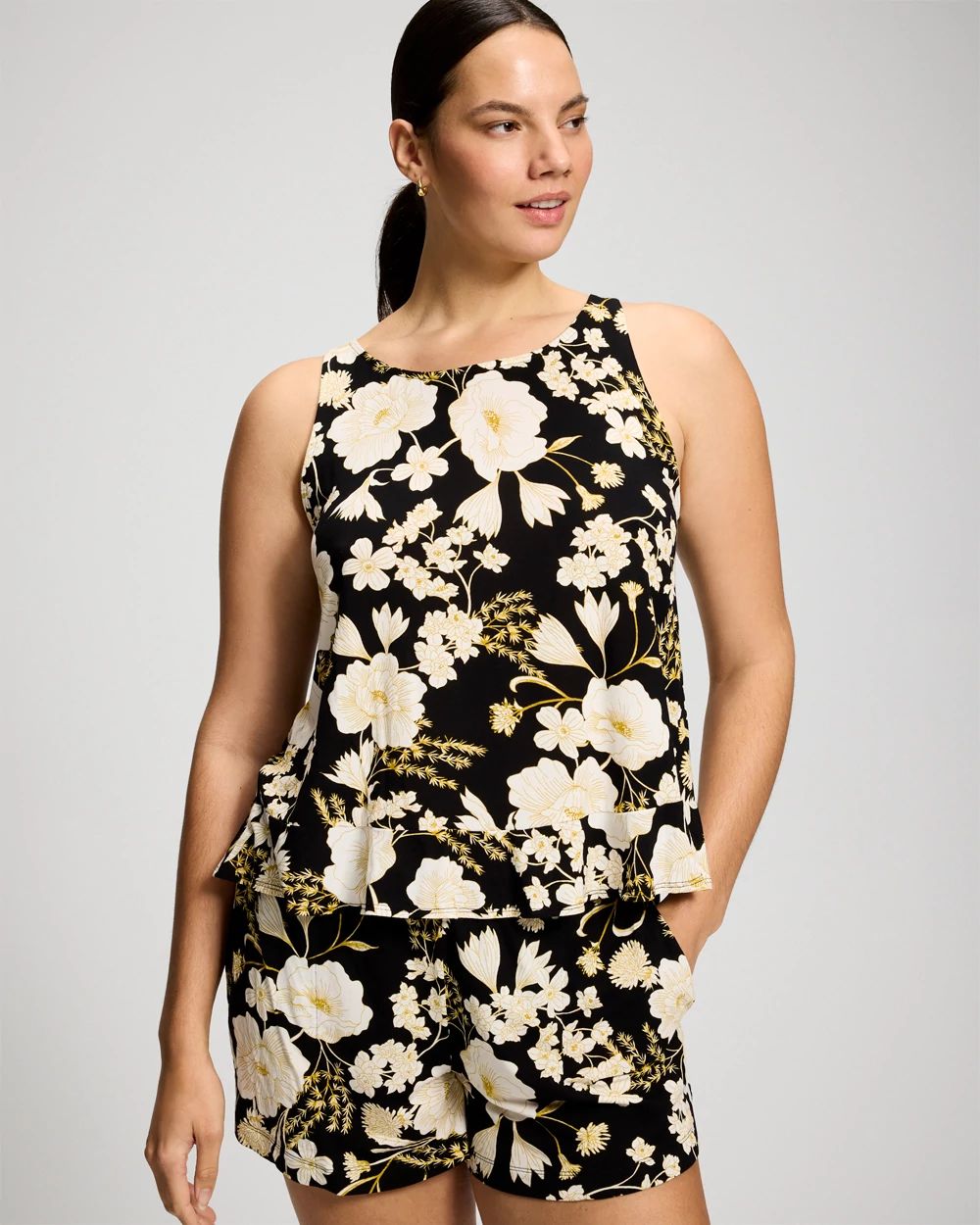 Cool Nights Ruffle Pajama Tank