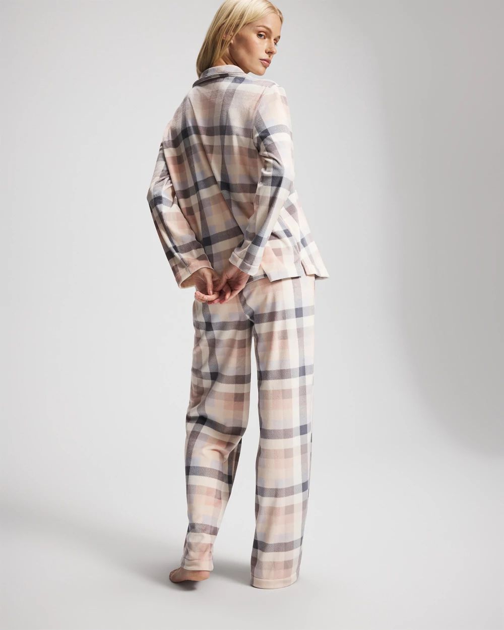 Microfleece Long Sleeve Pajama Set