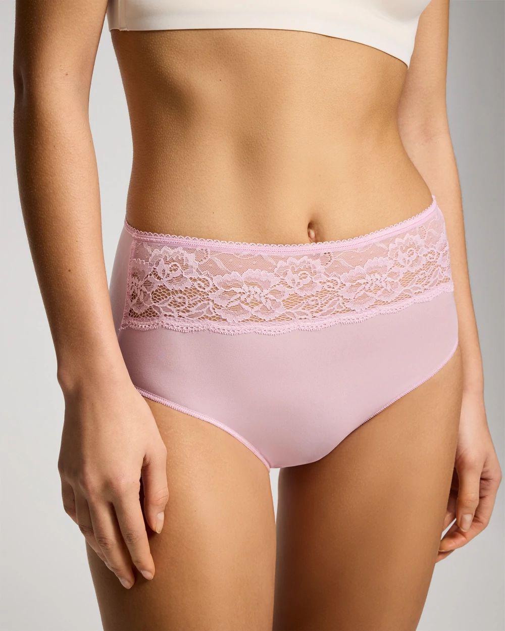 Modern Brief Panty with Lace