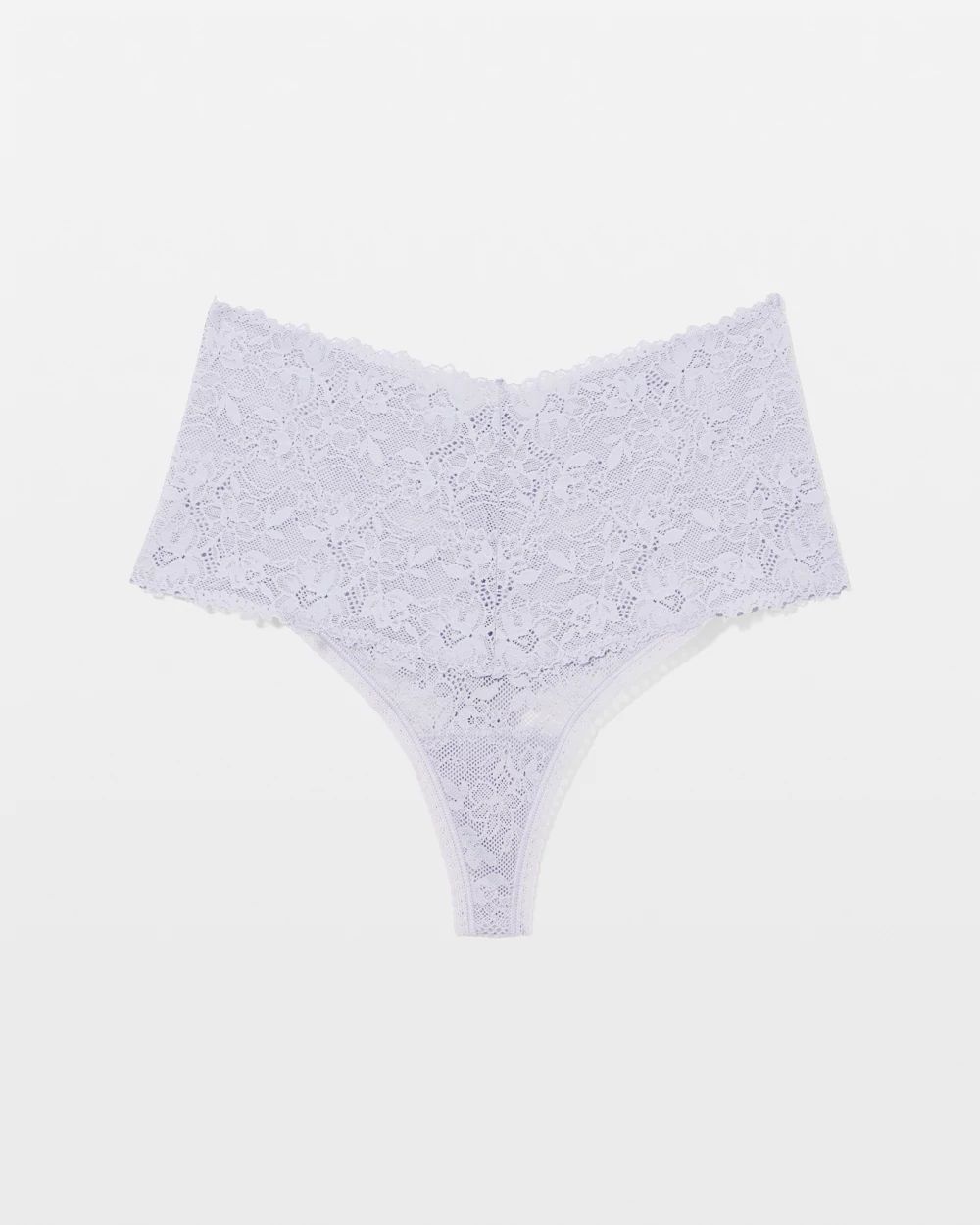 Perfect Lace High-Waist Thong Panty click to view larger image.