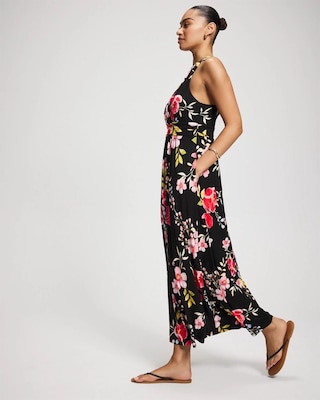 Soft Jersey Crossback Maxi Bra Dress click to view larger image.