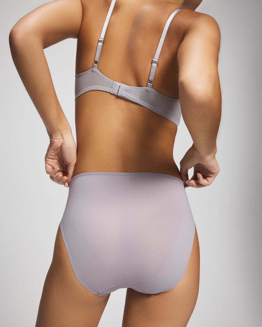 Vanishing Edge High-Leg Panty with Sensuous Embroidery