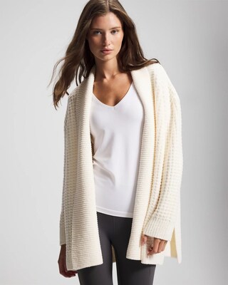 Textured Cardigan Sweater click to view larger image.