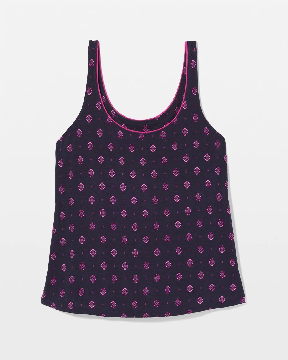 Cool Nights Pajama Tank With Piping