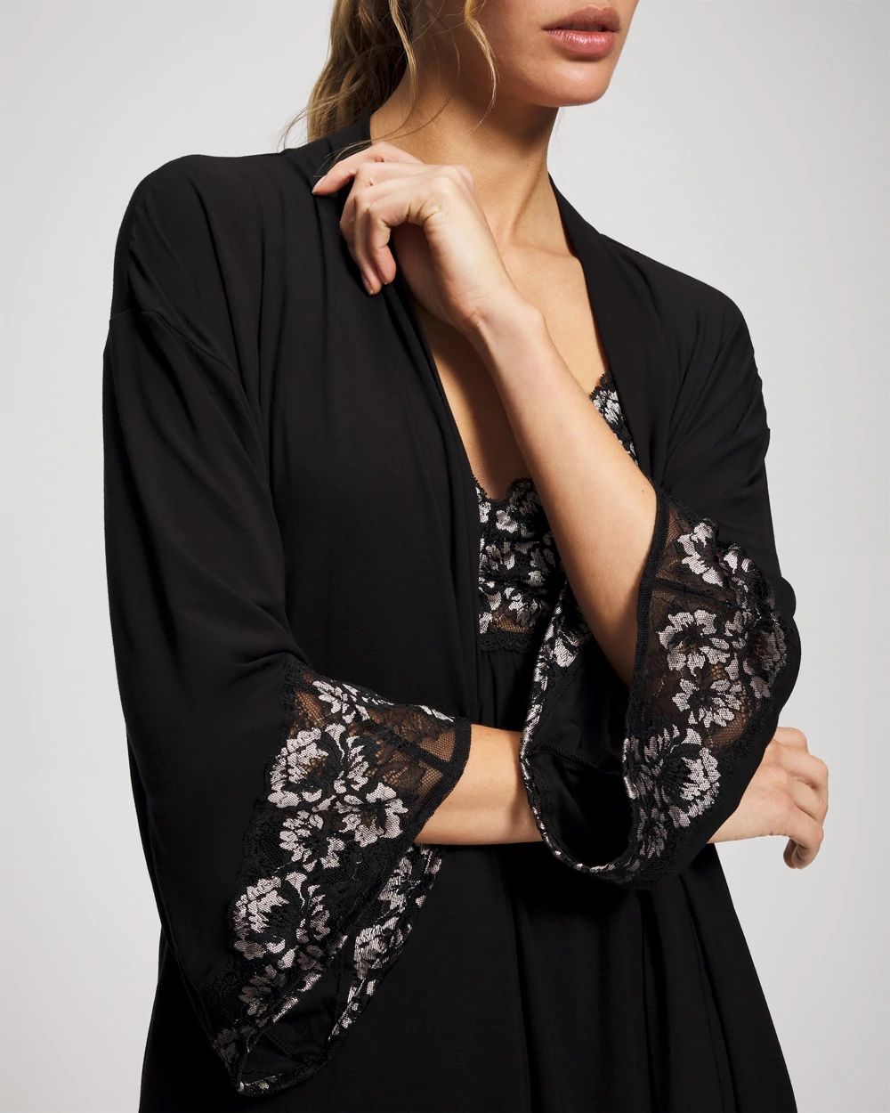 Cool Nights Lace Robe