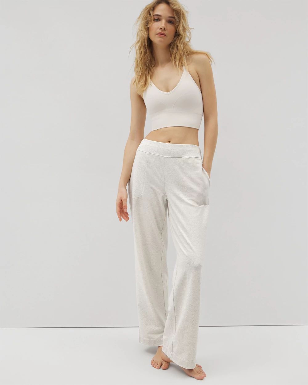 Essential Terry Straight-Leg Pants
