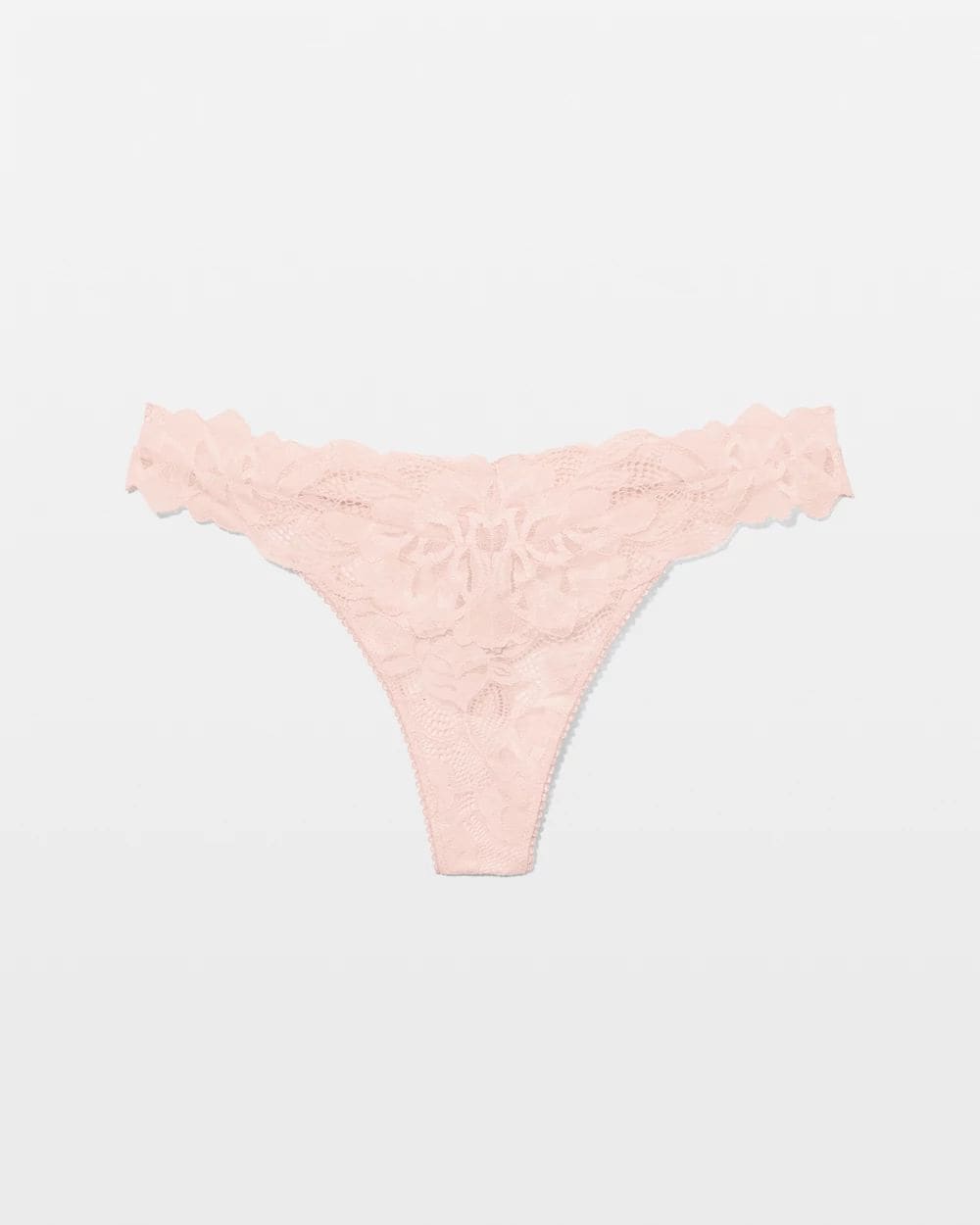 Bold Floral Lace Thong