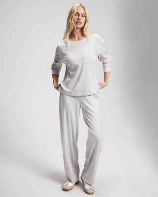 Velour Crewneck Sweatshirt click to view larger image.