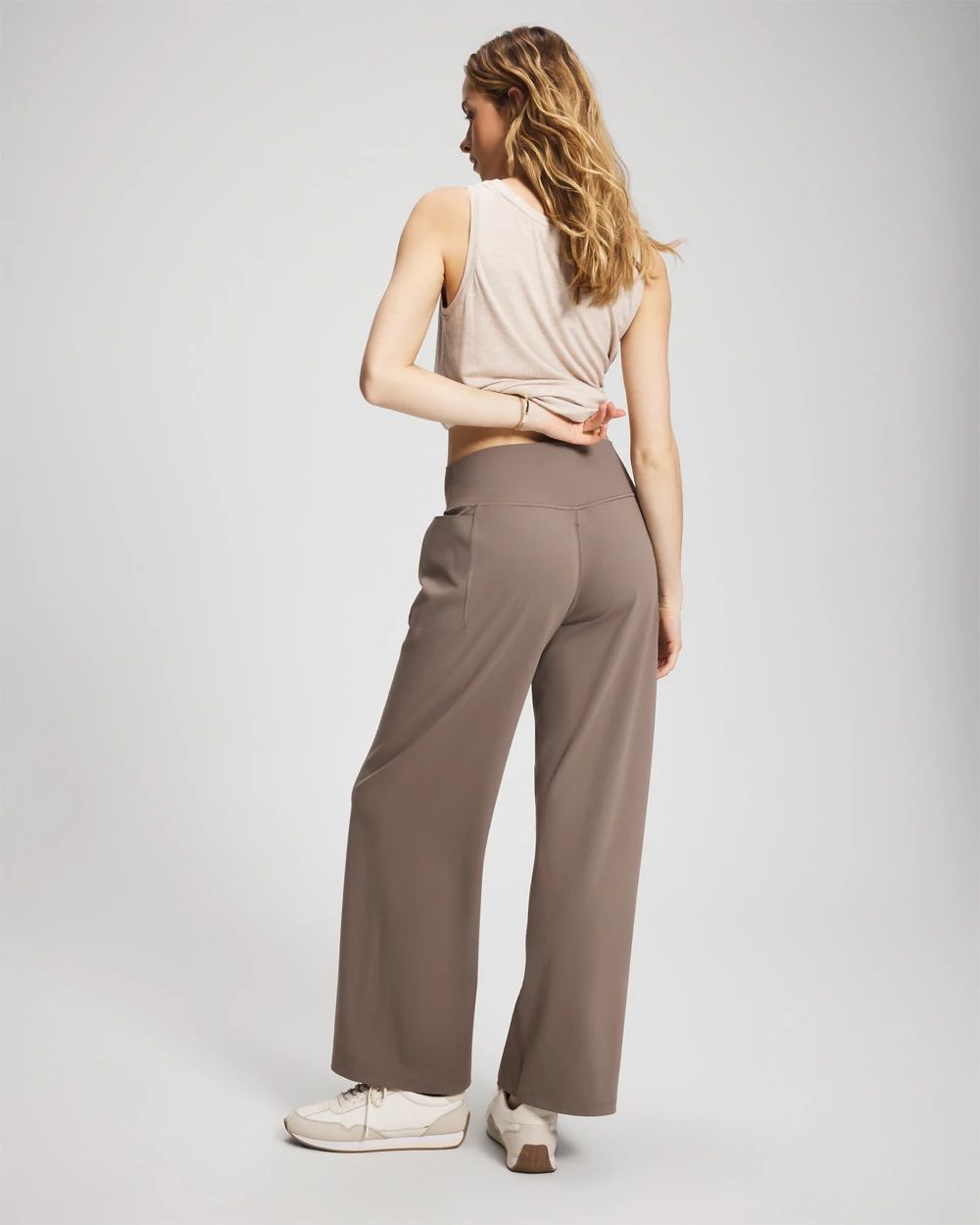 High-Waist Wide-Leg Pants click to view larger image.