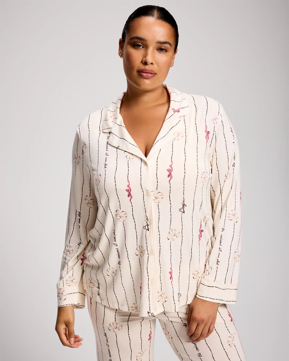 Cool Nights Long Sleeve Notch Collar