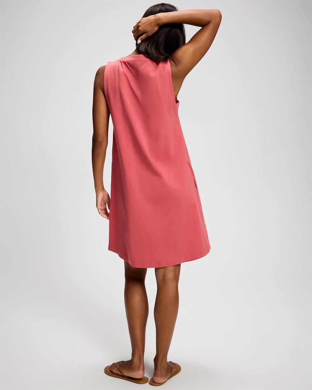 Cotton Sleeveless Tee Dress