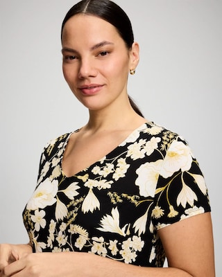 Short Sleeve Long Sleepshirt click to view larger image.