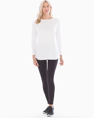 Smoothing Fleece Lined Leggings Black SH