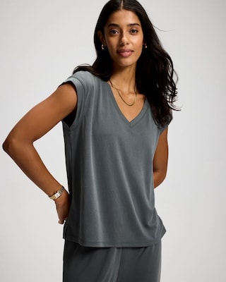 Relaxed Short Sleeve Top